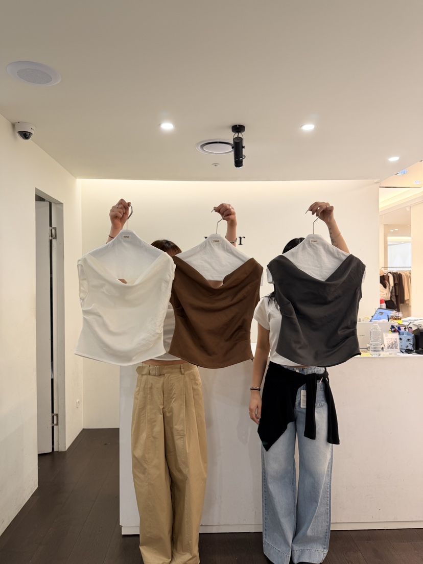 YOUR-P韓國直郵實拍女士新款26夏季熱賣時尚職業襯衫蕾絲衫YOUR-P襯衫/蕾絲衫