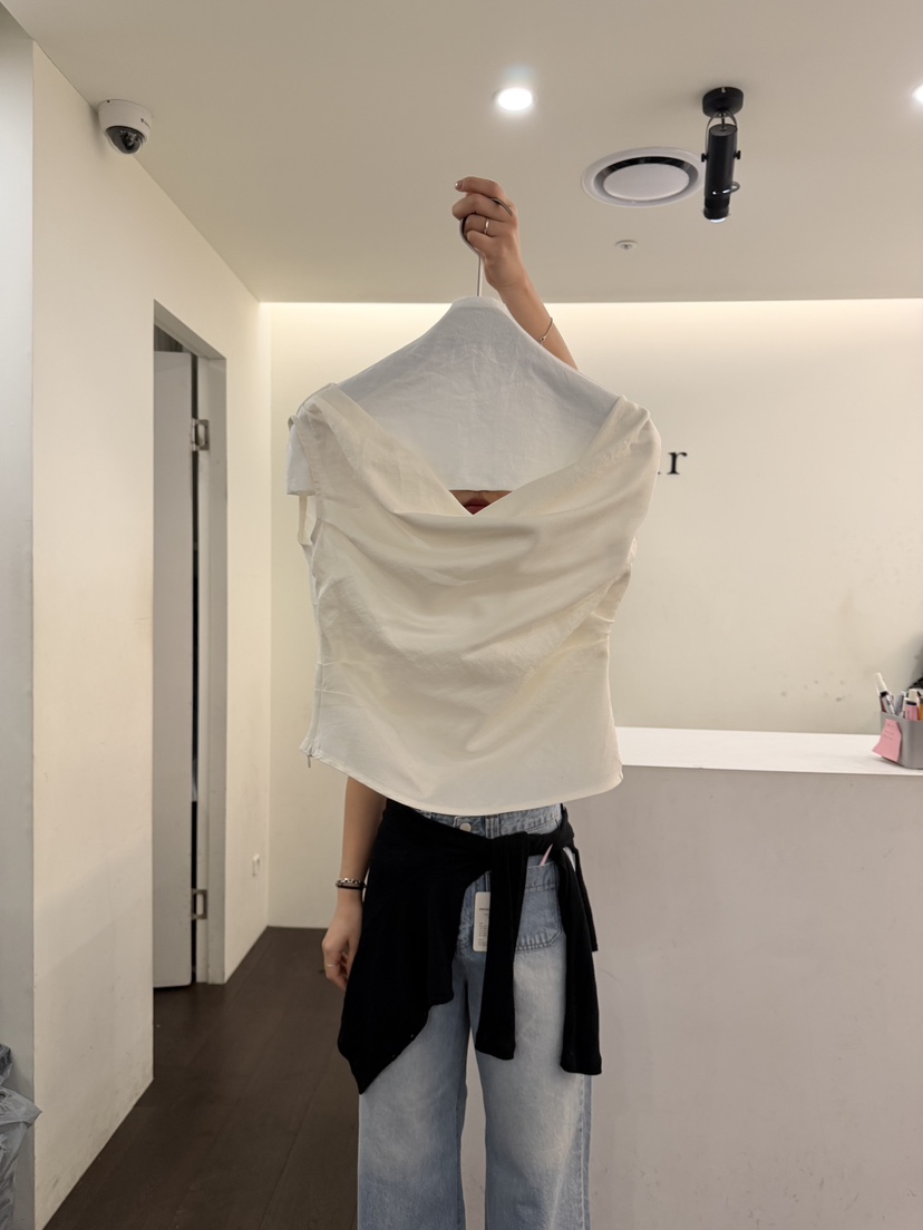 YOUR-P韓國直郵實拍女士新款26夏季熱賣時尚職業襯衫蕾絲衫YOUR-P襯衫/蕾絲衫