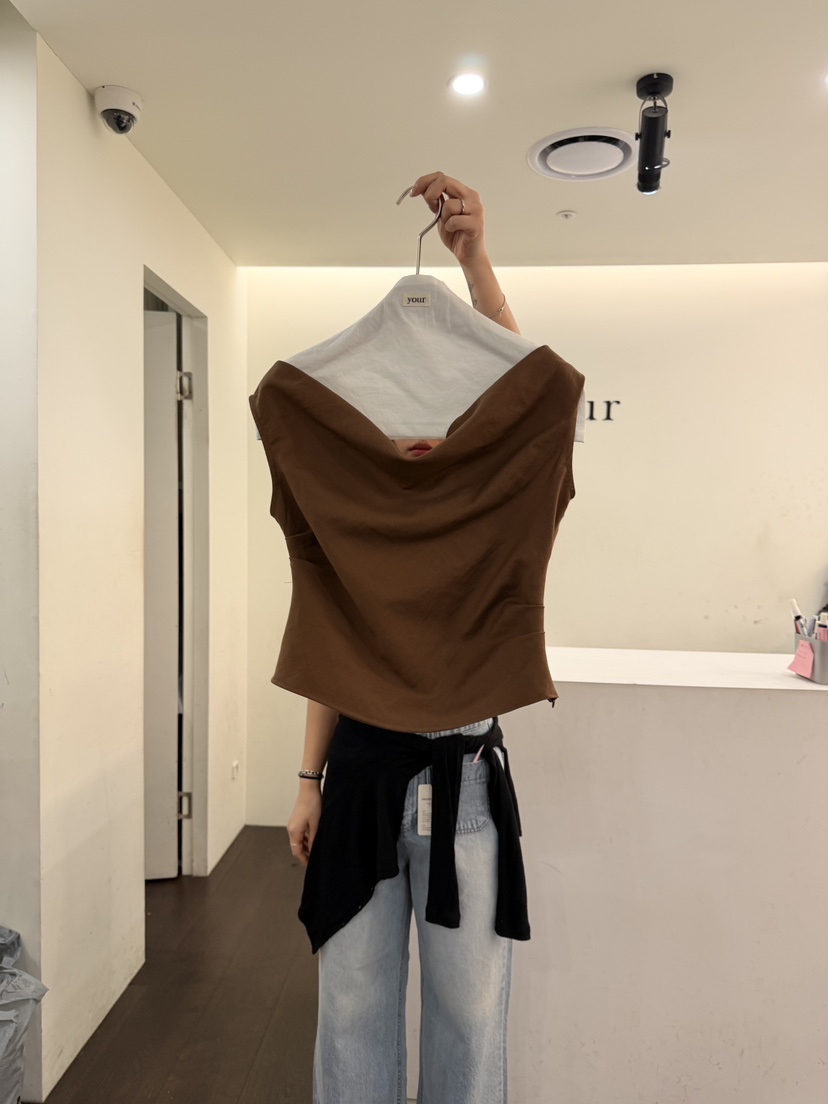 YOUR-P韓國直郵實拍女士新款26夏季熱賣時尚職業襯衫蕾絲衫YOUR-P襯衫/蕾絲衫圖色2