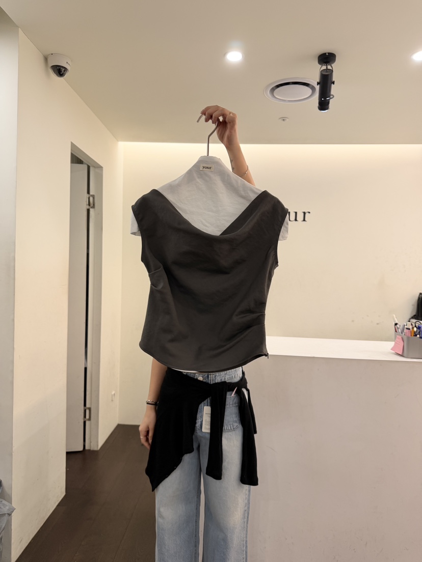 YOUR-P韓國直郵實拍女士新款26夏季熱賣時尚職業襯衫蕾絲衫YOUR-P襯衫/蕾絲衫圖色3