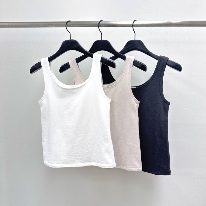 RIVER韓國代購女裝新品推薦職業26夏季時尚熱賣休閑吊帶背心WATER/RIVER吊帶/背心