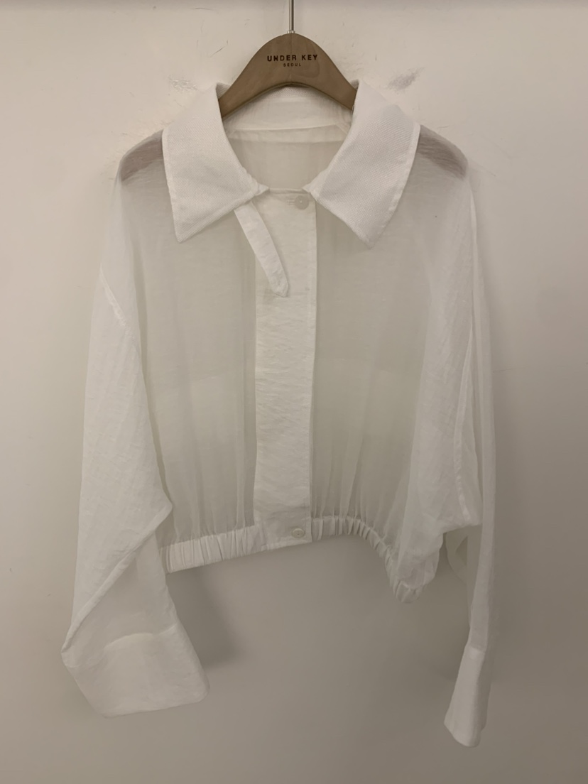 UNDER KEY東大門實拍韓國女裝新款時尚26春夏夾克撞色亞麻UNDER KEY夾克圖色3