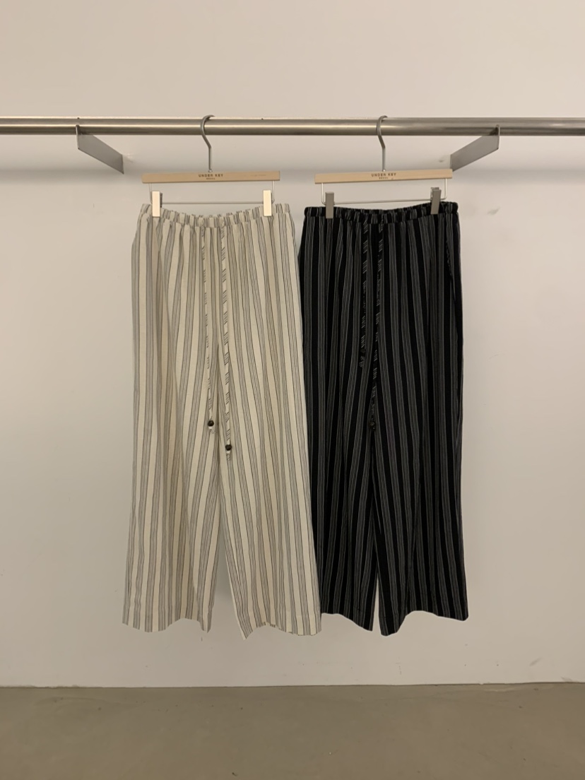 UNDER KEY韓國代購女士新款人氣推薦休閑時尚休閑褲亞麻布UNDER KEY休閑褲