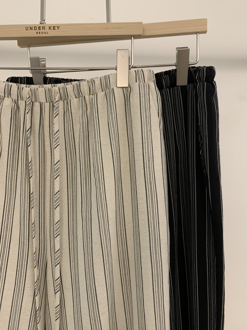 UNDER KEY韓國代購女士新款人氣推薦休閑時尚休閑褲亞麻布UNDER KEY休閑褲