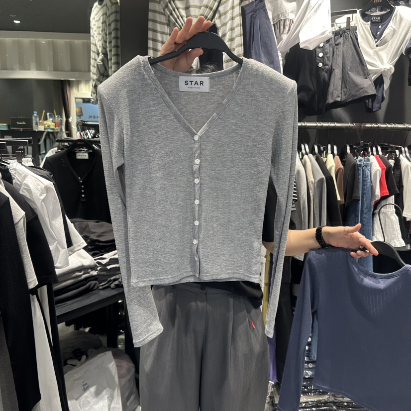 STAR-L東大門實拍韓國女士新款時尚人氣26春夏休閑長袖T恤STAR-L長袖T恤圖色4