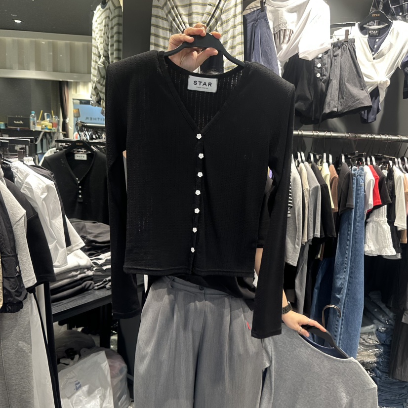 STAR-L東大門實拍韓國女士新款時尚人氣26春夏休閑長袖T恤STAR-L長袖T恤圖色5