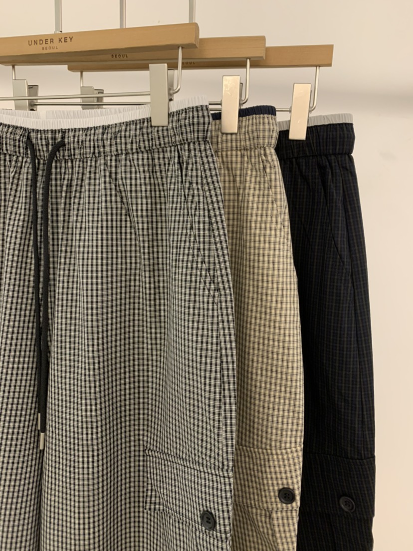 UNDER KEY東大門實拍韓國女士新品26春夏休閑職業休閑褲UNDER KEY休閑褲