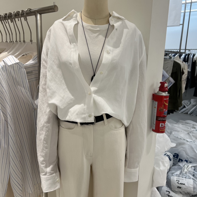 JANIE/NIA韓國代購女裝新款休閑人氣時尚襯衫蕾絲衫條紋JANIE/NIA襯衫/蕾絲衫圖色2