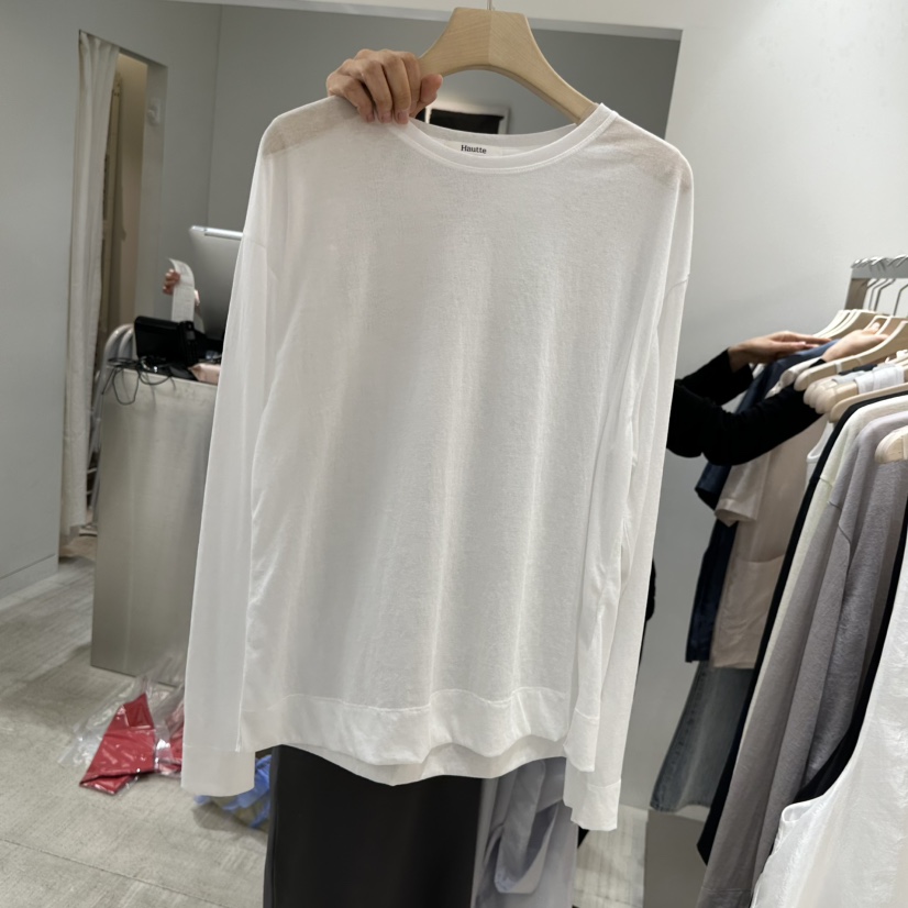 HAUTTE-P韓國東大門直郵女士新品職業熱賣休閑推薦長袖T恤HAUTTE長袖T恤圖色1