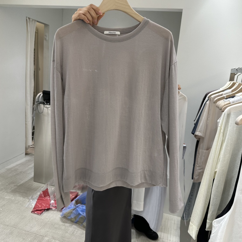 HAUTTE-P韓國東大門直郵女士新品職業熱賣休閑推薦長袖T恤HAUTTE長袖T恤圖色2