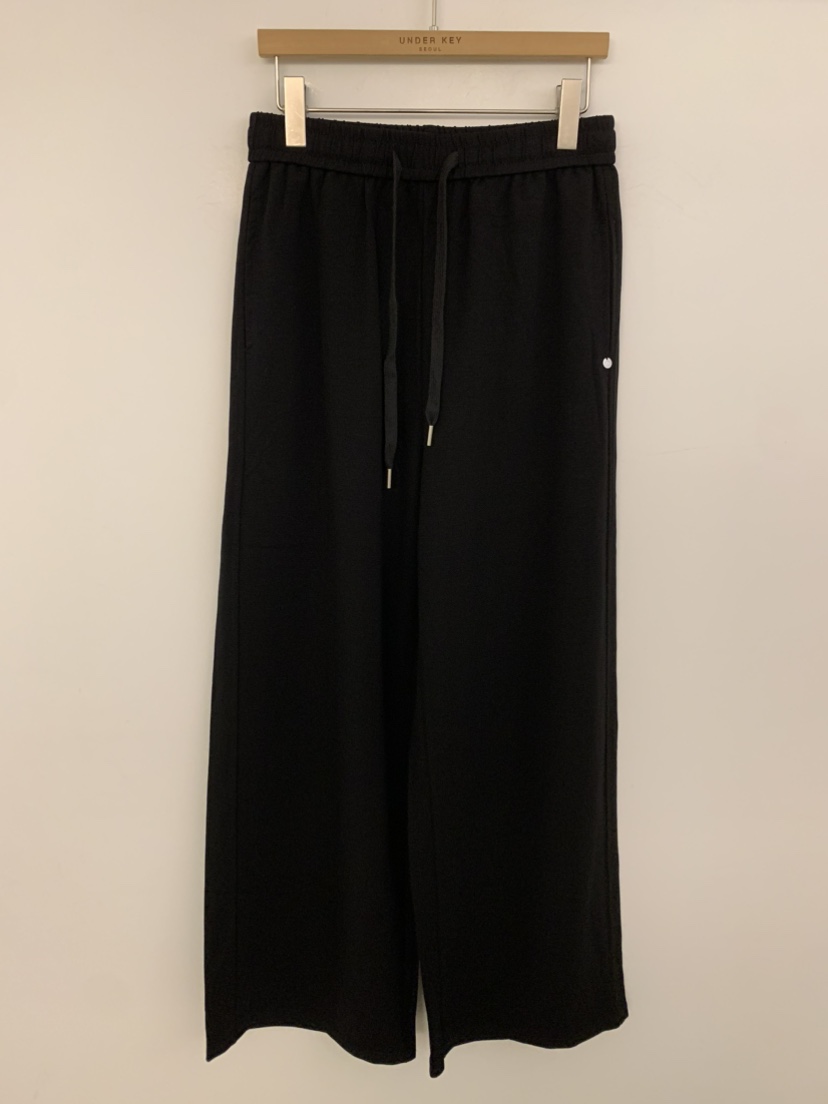 UNDER KEY韓國東大門代購女裝新品推薦26夏季人氣休閑褲UNDER KEY休閑褲圖色2黑色