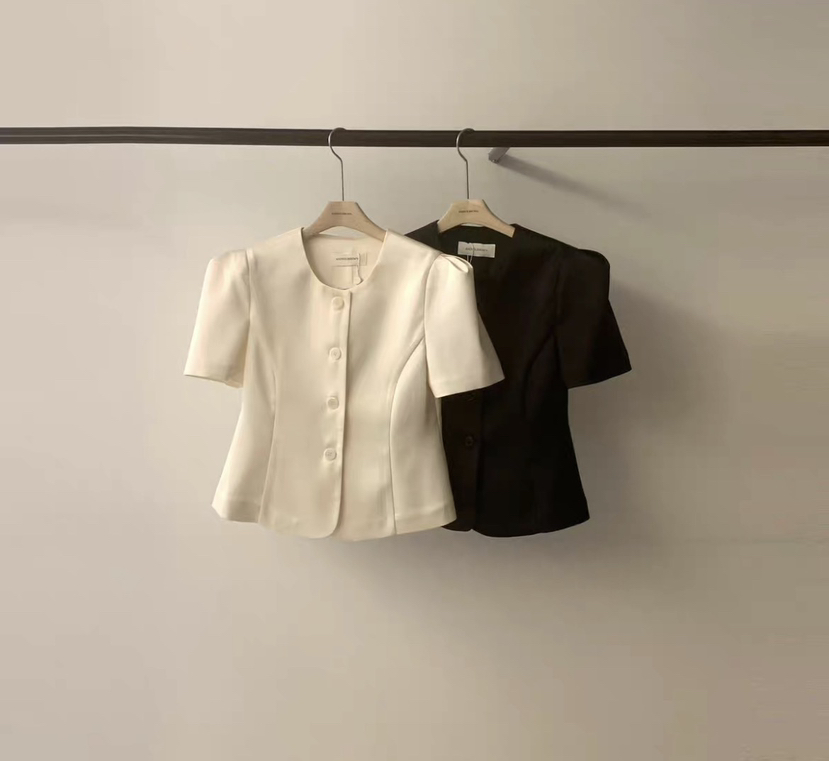 ANDYOUBROWN韓國直郵女士新款26夏季26春夏休閑職業夾克短款ANDYOUBROWN夾克圖色1左一色