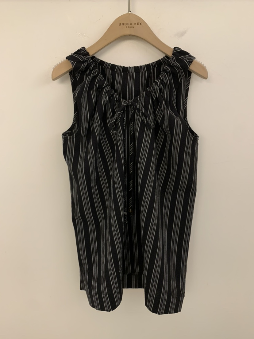 UNDER KEY東大門實拍韓國女裝新款26春夏26夏季吊帶背心亞麻UNDER KEY吊帶/背心圖色2