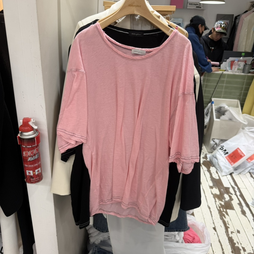 ABBEYLEE韓國代購女士新款26夏季人氣熱賣推薦休閑時尚T恤ABBEYLEET恤圖色2