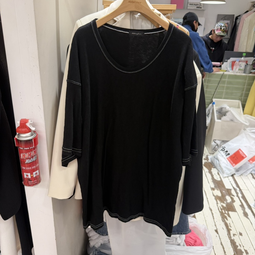 ABBEYLEE韓國代購女士新款26夏季人氣熱賣推薦休閑時尚T恤ABBEYLEET恤圖色3