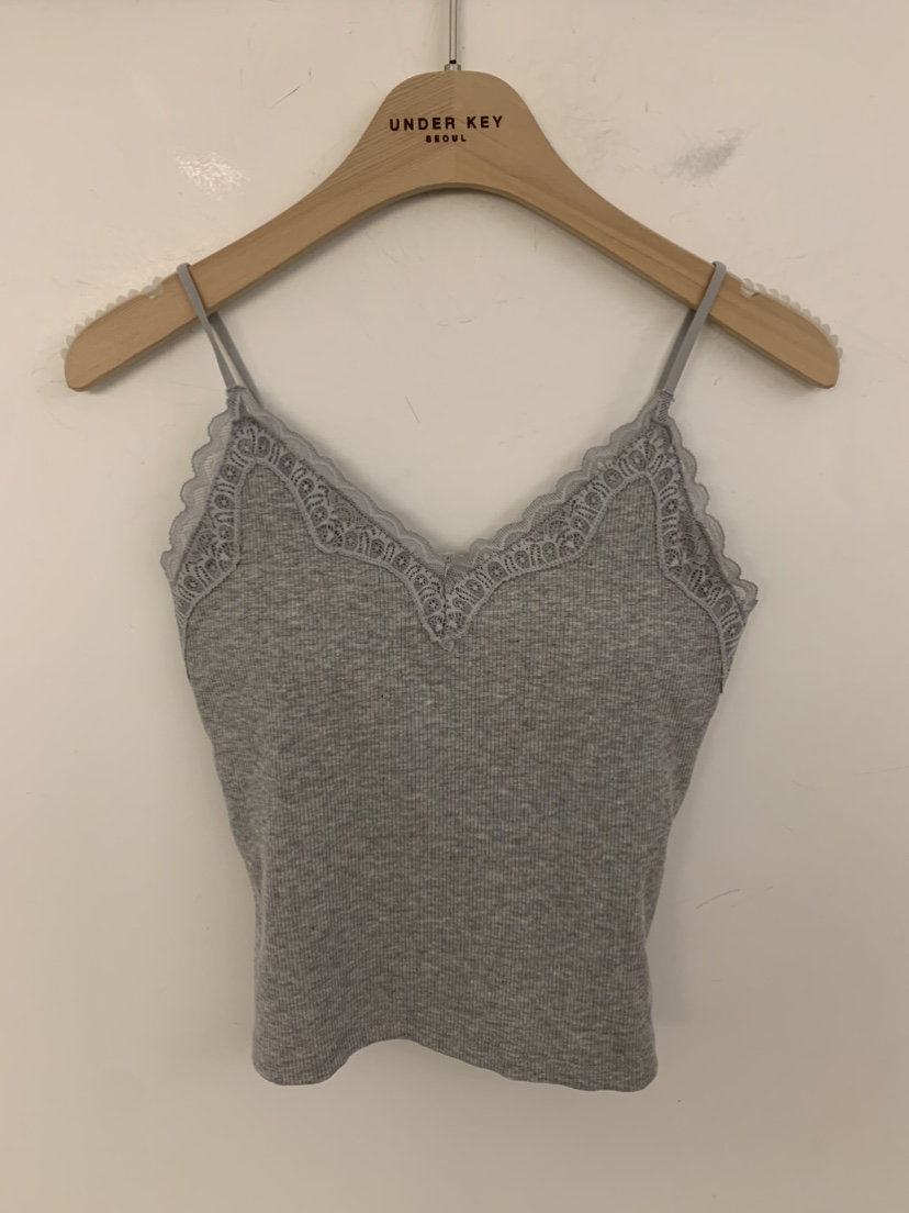 UNDER KEY韓國直郵女士新款26春夏熱賣26夏季吊帶背心蕾絲UNDER KEY吊帶/背心圖色3