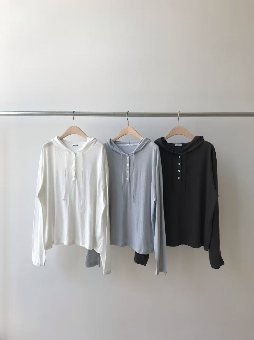 TAFFETA/MURET韓國東大門代購女士新款熱賣長袖T恤連帽衫TAFFETA/MURET長袖T恤