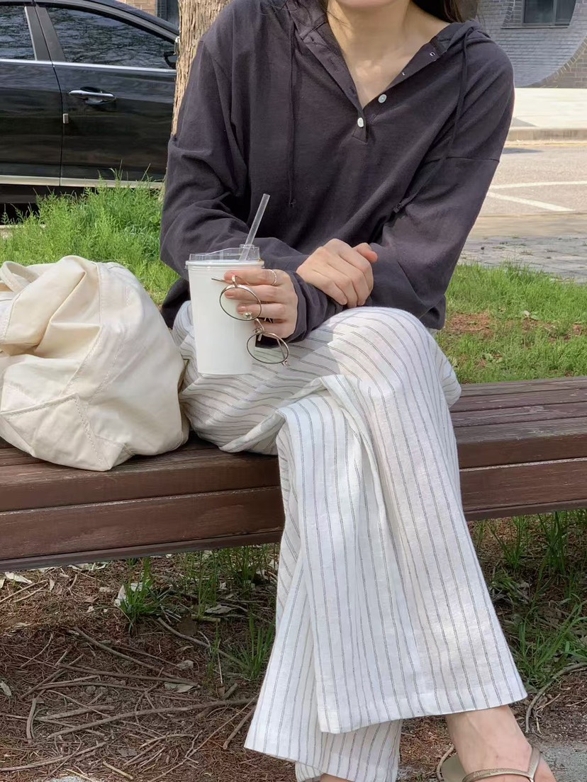 TAFFETA/MURET韓國東大門代購女士新款熱賣長袖T恤連帽衫TAFFETA/MURET長袖T恤圖色2