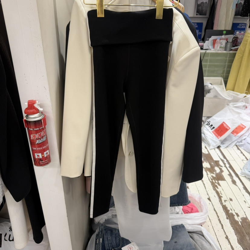 ABBEYLEE韓國東大門直郵女裝新品時尚26春夏休閑褲緊身褲ABBEYLEE休閑褲圖色1