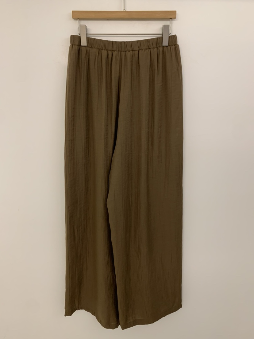 UNDER KEY韓國代購女裝新款休閑職業26春夏休閑褲天絲絲帶UNDER KEY休閑褲