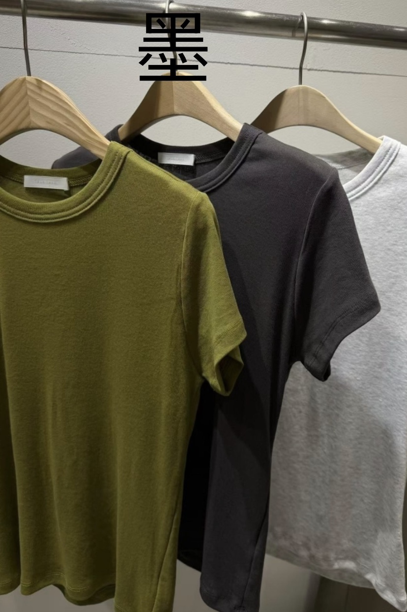 TALK TALK韓國直郵女裝新品人氣推薦休閑熱賣26夏季T恤棉質TALK TALKT恤圖色4