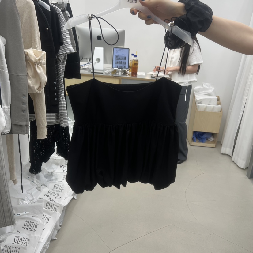 STAINLESS東大門實拍韓國女裝新品人氣吊帶背心不含內搭寬松STAINLESS吊帶/背心圖色3