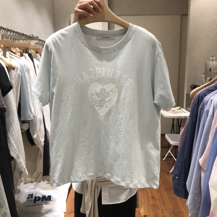 COMELY東大門實拍女士新品職業真品休閑26春夏推薦熱賣T恤COMELYT恤圖色1