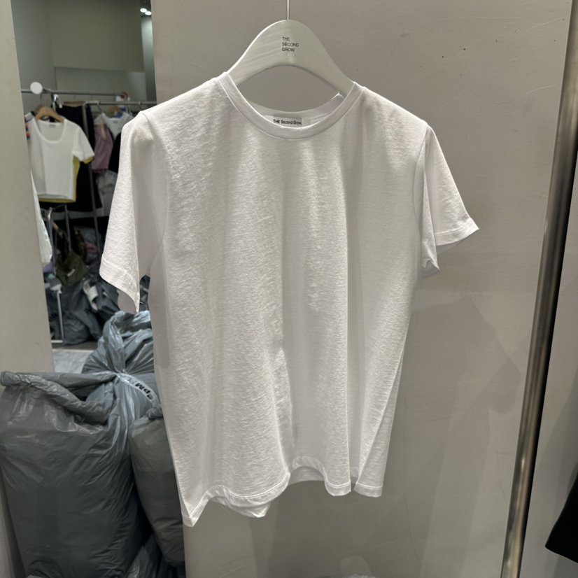 THE SECOND GROW/QUEENSRABBIT東大門直郵女士新品人氣T恤絲綢THE SECOND GROW/QUEENSRABBITT恤圖色1