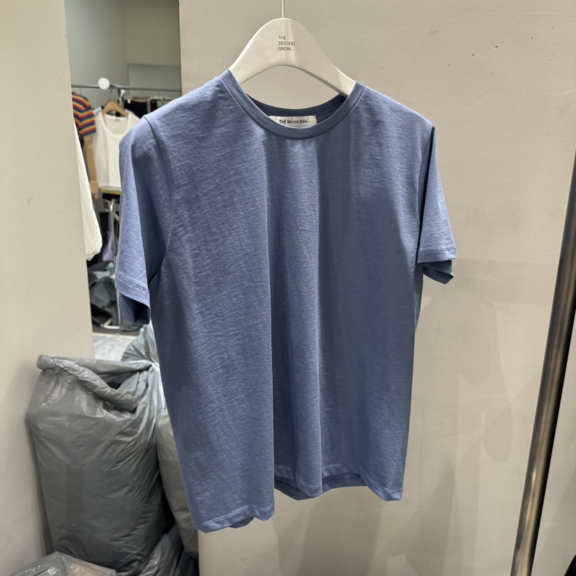 THE SECOND GROW/QUEENSRABBIT東大門直郵女士新品人氣T恤絲綢THE SECOND GROW/QUEENSRABBITT恤圖色2