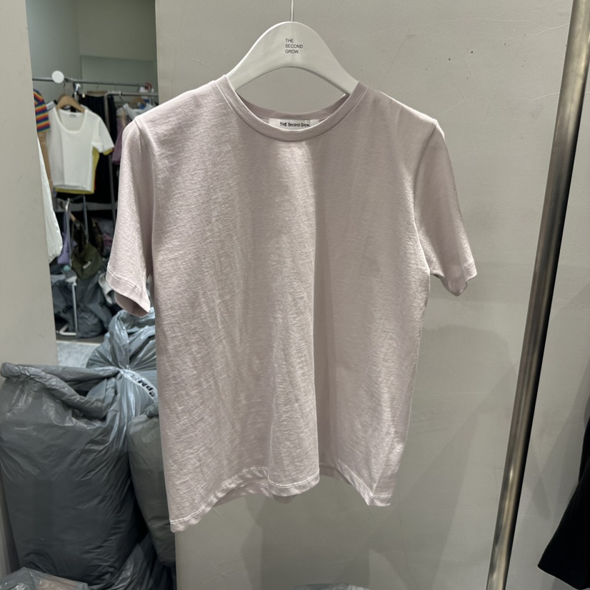 THE SECOND GROW/QUEENSRABBIT東大門直郵女士新品人氣T恤絲綢THE SECOND GROW/QUEENSRABBITT恤圖色3