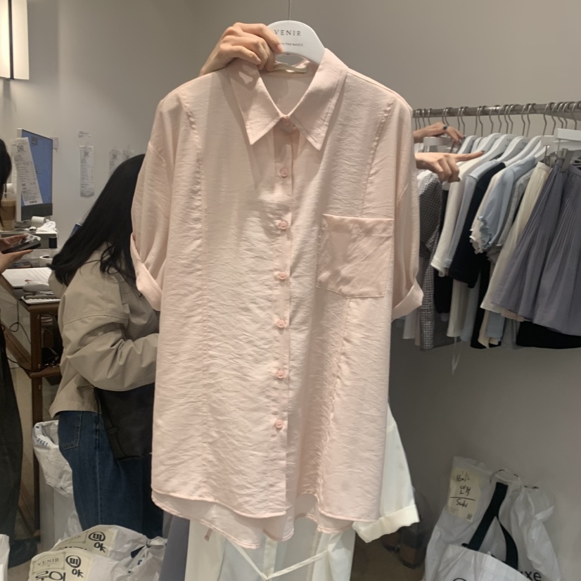 VENIR-a東大門直郵女士新款職業26春夏時尚熱賣襯衫蕾絲衫VENIR-a襯衫/蕾絲衫圖色1