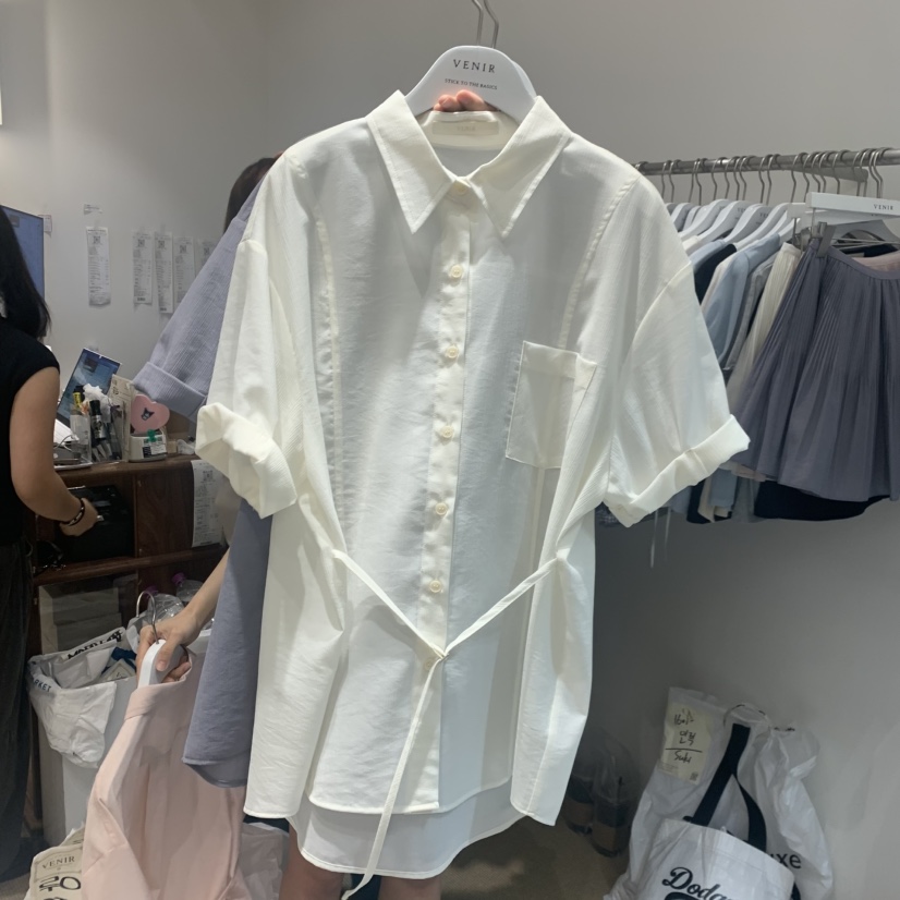 VENIR-a東大門直郵女士新款職業26春夏時尚熱賣襯衫蕾絲衫VENIR-a襯衫/蕾絲衫圖色2