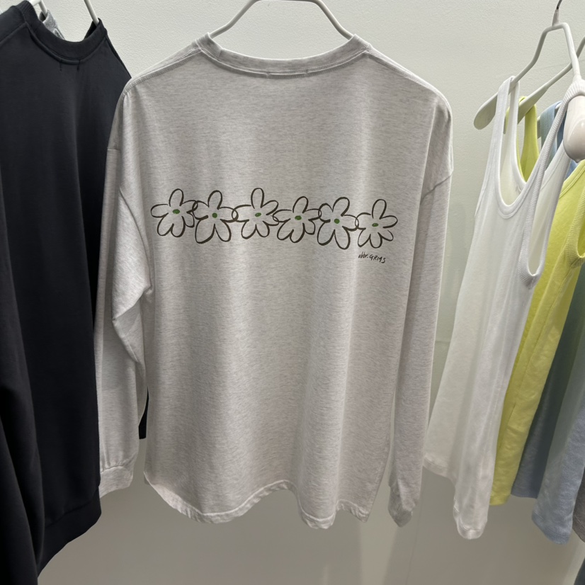 MARAN-P韓國代購女裝新款26春夏人氣熱賣真品長袖T恤印花MARAN長袖T恤