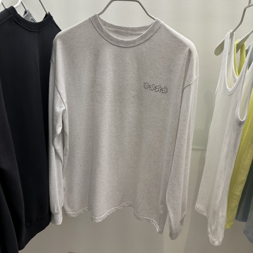 MARAN-P韓國代購女裝新款26春夏人氣熱賣真品長袖T恤印花MARAN長袖T恤圖色1