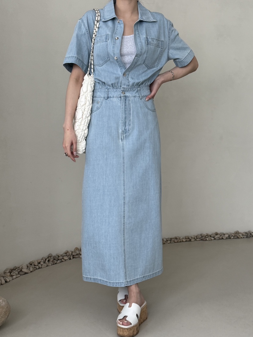 DEMAR韓國代購女士新款職業時尚人氣休閑熱賣推薦真品連衣裙DEMAR連衣裙