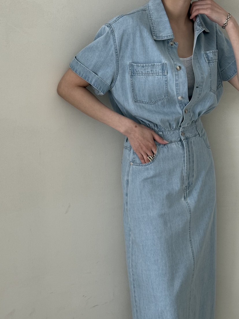 DEMAR韓國代購女士新款職業時尚人氣休閑熱賣推薦真品連衣裙DEMAR連衣裙