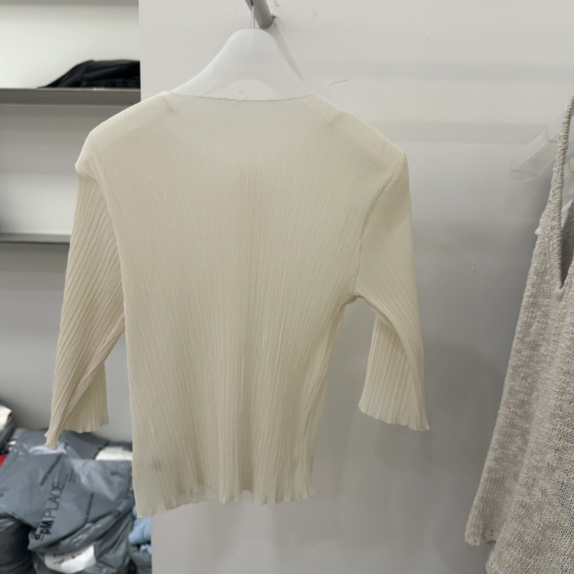 GALLERY-P韓國直郵女裝新品真品時尚襯衫蕾絲衫褶裥開衫GALLERY-P襯衫/蕾絲衫