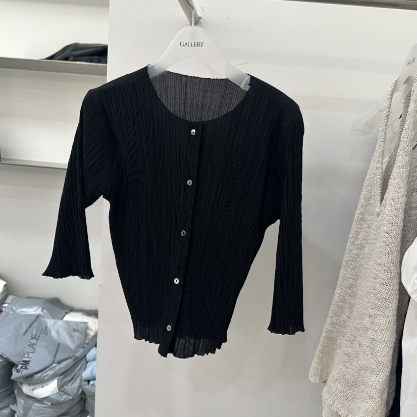 GALLERY-P韓國直郵女裝新品真品時尚襯衫蕾絲衫褶裥開衫GALLERY-P襯衫/蕾絲衫圖色2