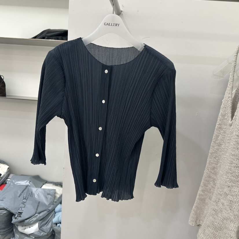 GALLERY-P韓國直郵女裝新品真品時尚襯衫蕾絲衫褶裥開衫GALLERY-P襯衫/蕾絲衫圖色3