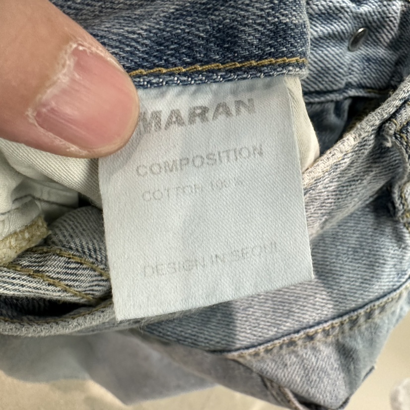 MARAN-P東大門直郵女裝新款職業熱賣真品推薦休閑牛仔褲MARAN牛仔褲