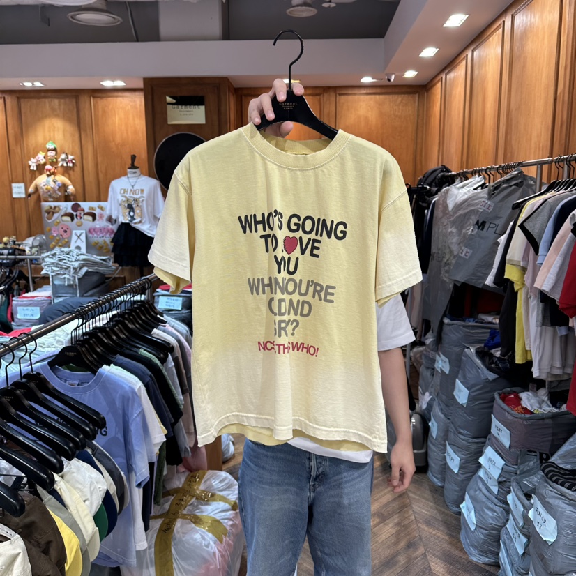 GARMENT-P東大門實拍女士新款26春夏真品時尚推薦休閑T恤GARMENTT恤圖色2