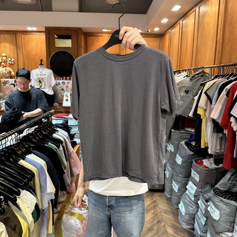 GARMENT-P東大門實拍女士新款人氣時尚熱賣真品T恤亞麻布GARMENTT恤圖色5