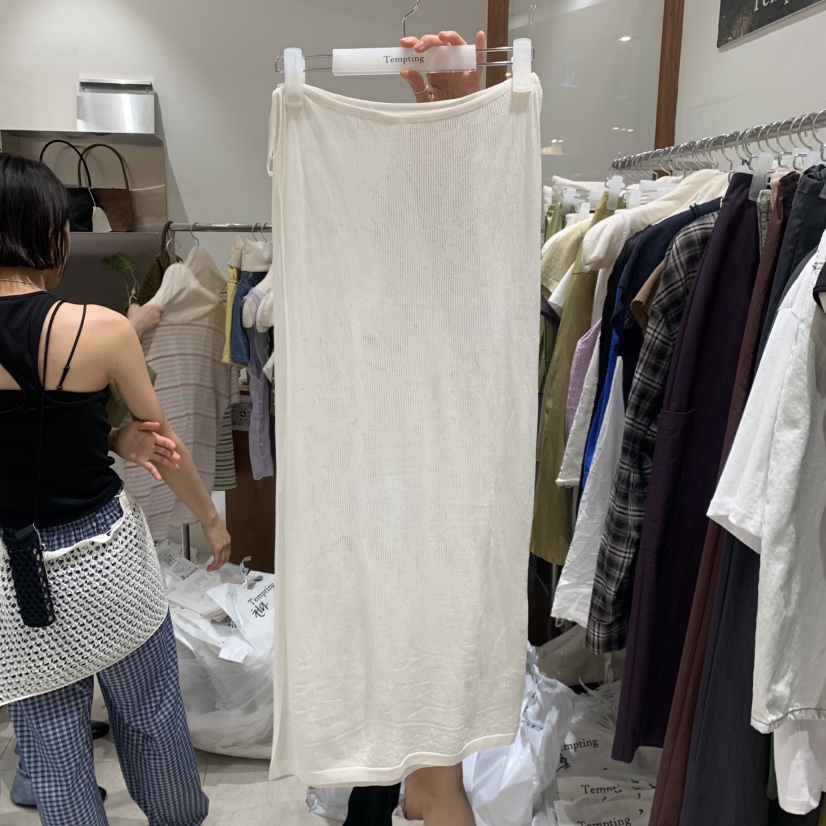 TEMPTING韓國代購女裝新款推薦真品熱賣26春夏職業長裙花朵TEMPTING長裙圖色1