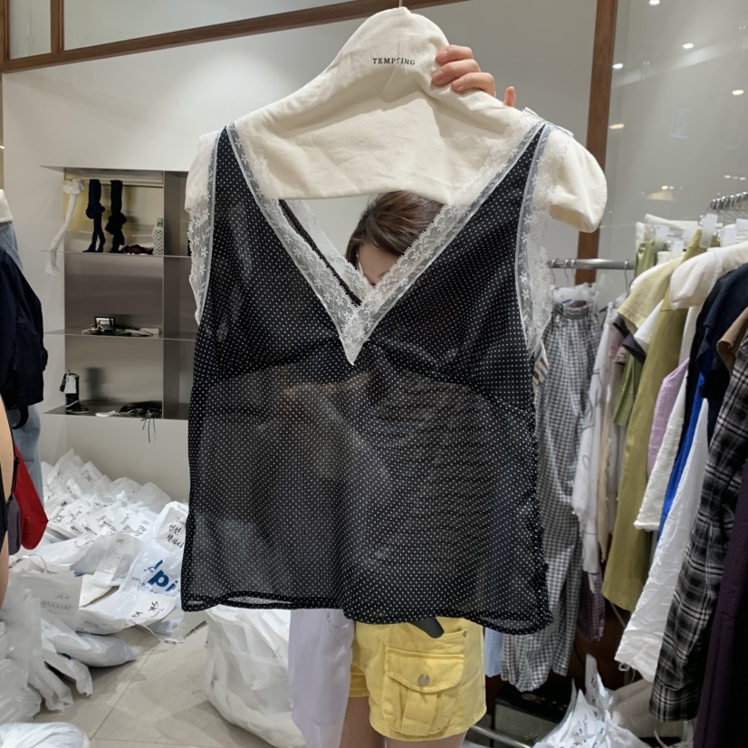 TEMPTING東大門實拍女士新款推薦熱賣真品人氣26春夏吊帶背心TEMPTING吊帶/背心圖色1