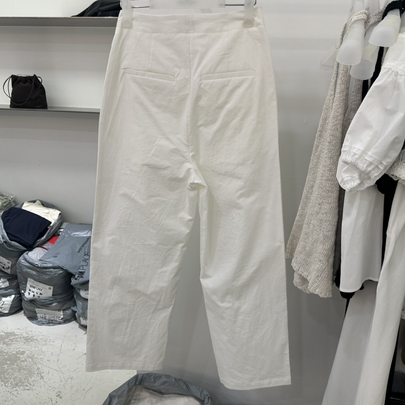 GALLERY-P東大門直郵女士新款熱賣推薦26春夏休閑褲亞麻鏤空GALLERY-P休閑褲