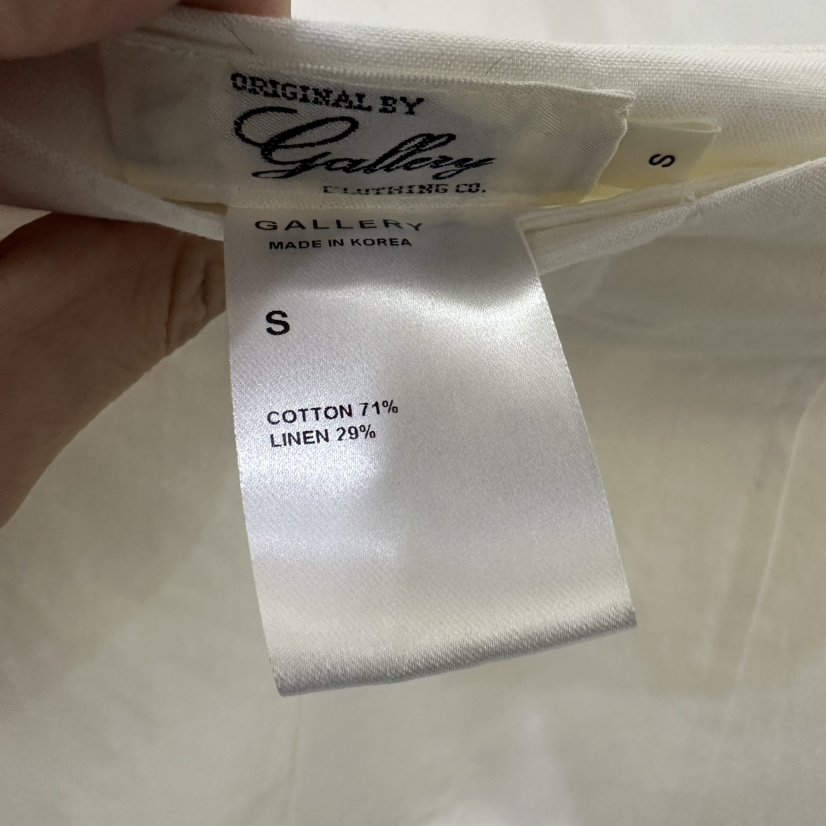 GALLERY-P東大門直郵女士新款熱賣推薦26春夏休閑褲亞麻鏤空GALLERY-P休閑褲