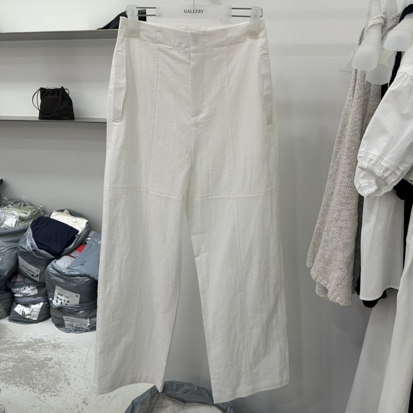 GALLERY-P東大門直郵女士新款熱賣推薦26春夏休閑褲亞麻鏤空GALLERY-P休閑褲圖色1