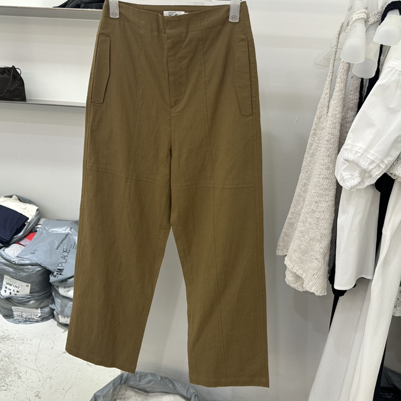 GALLERY-P東大門直郵女士新款熱賣推薦26春夏休閑褲亞麻鏤空GALLERY-P休閑褲圖色2