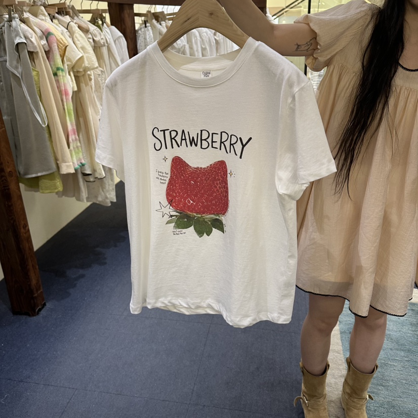 FURE東大門實拍女士新品時尚熱賣休閑人氣職業推薦真品T恤FURET恤圖色1