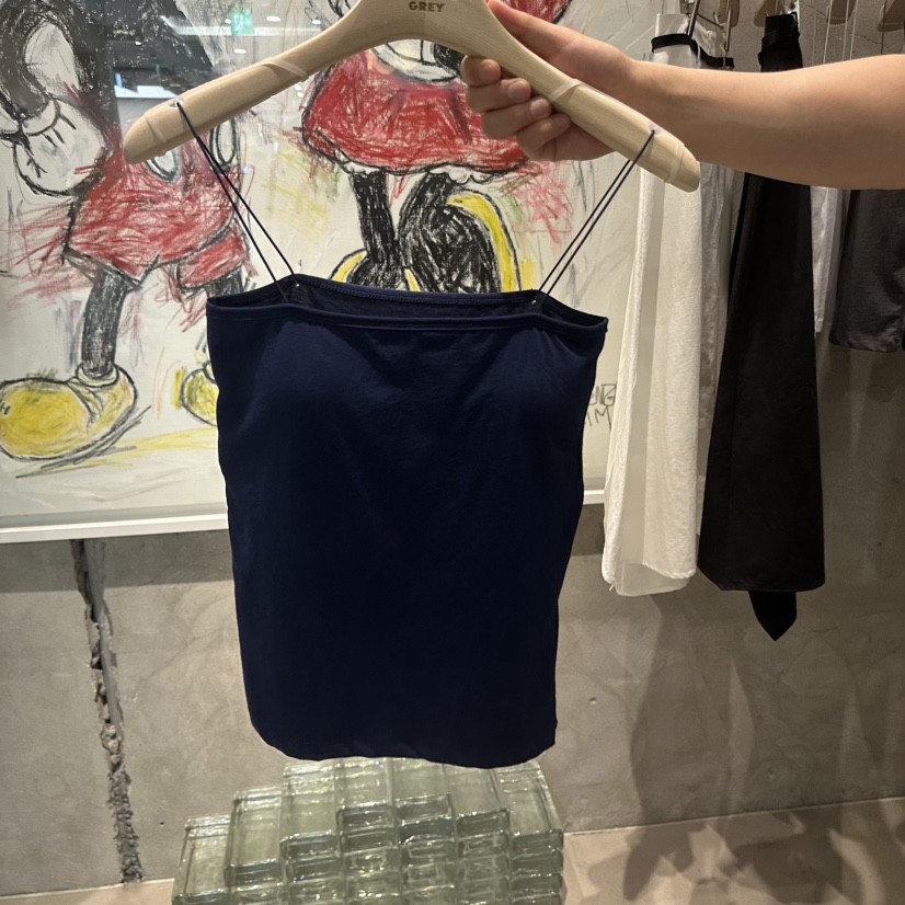 LAMAGIEPIE/LAMAGIE GREY東大門直郵女士新款休閑吊帶背心LAMAGIEPIE/LAMAGIE GREY吊帶/背心圖色2深藍色